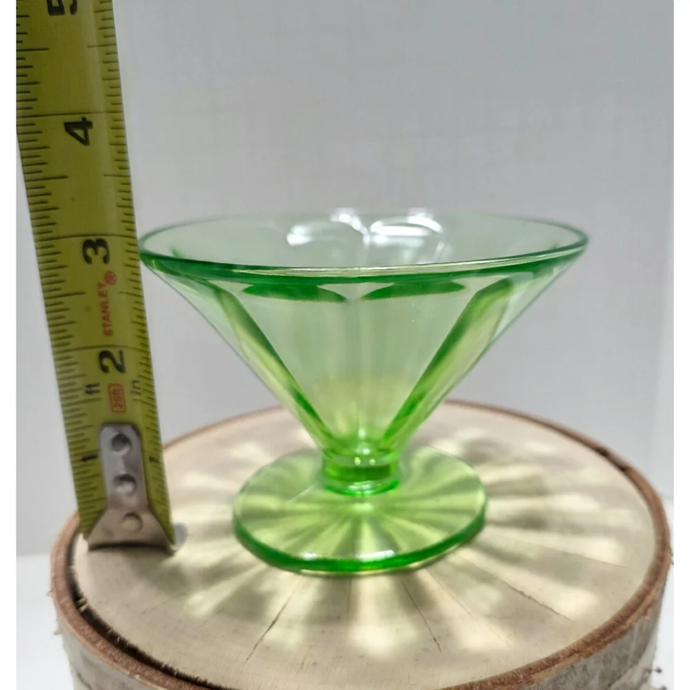 federal glass vintage green